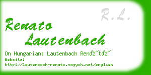 renato lautenbach business card